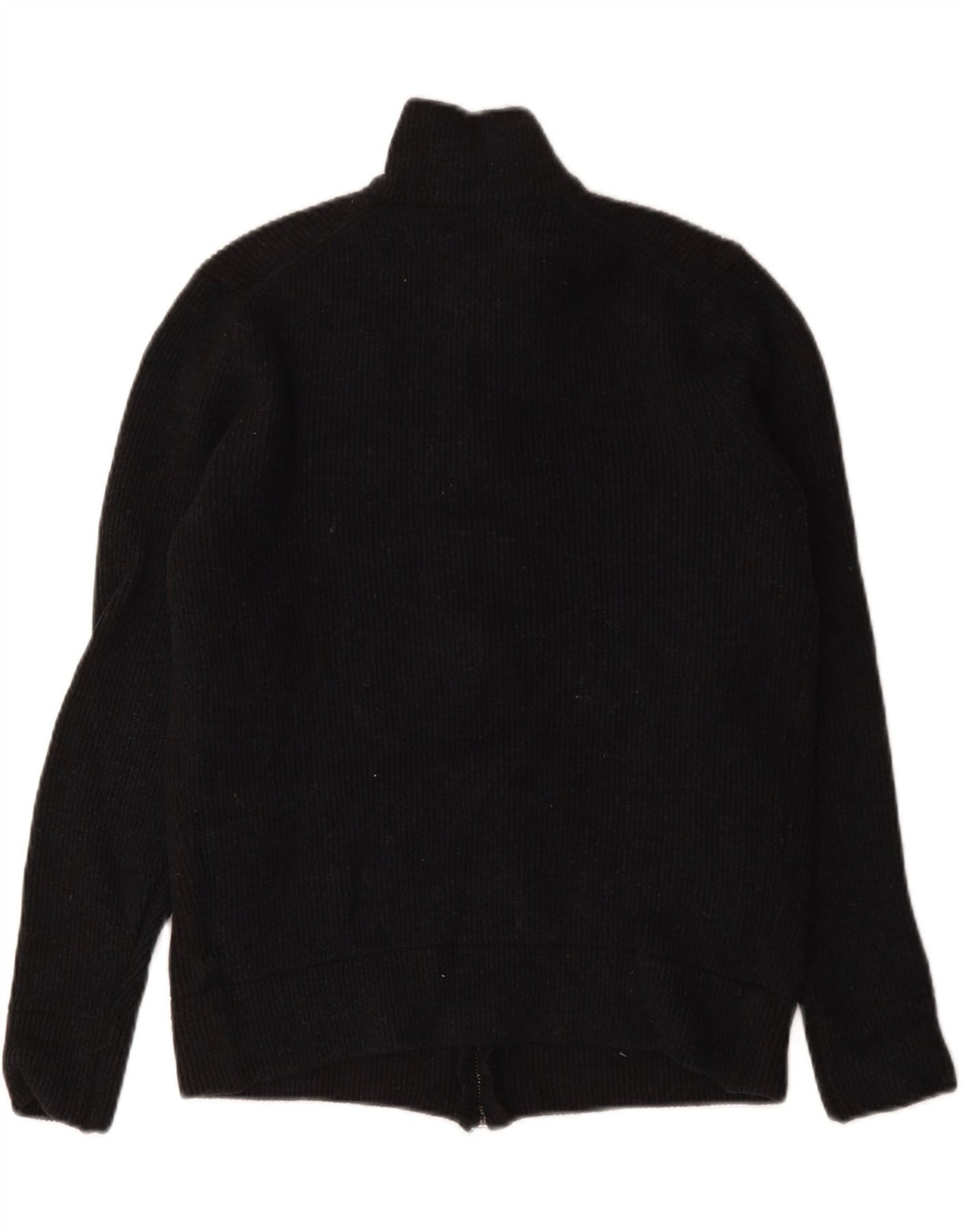 Marks & Spencer Mens Cardigan Sweater Large Navy Blue Wool