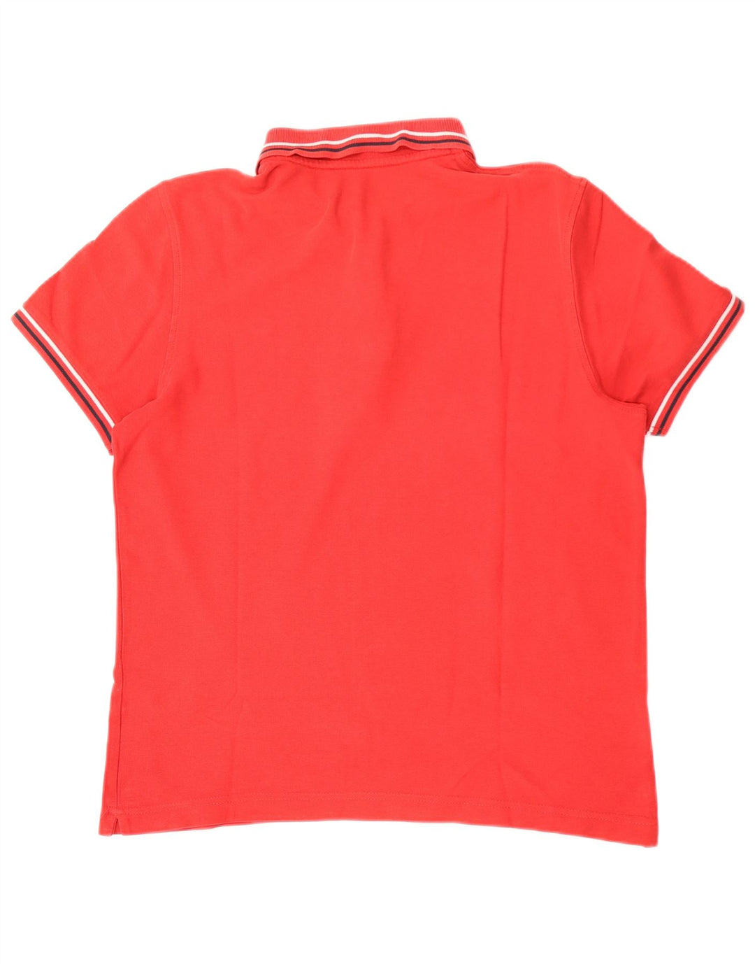 Lotto Mens Polo Shirt Large Red Striped