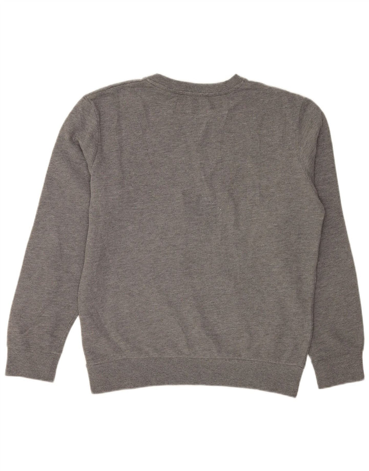 Calvin Klein Jeans Mens Graphic Sweatshirt Jumper Medium Grey Flecked