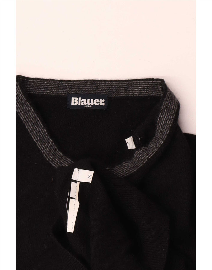 Blauer Herre Crew Neck Jumper Sweater Medium Sort