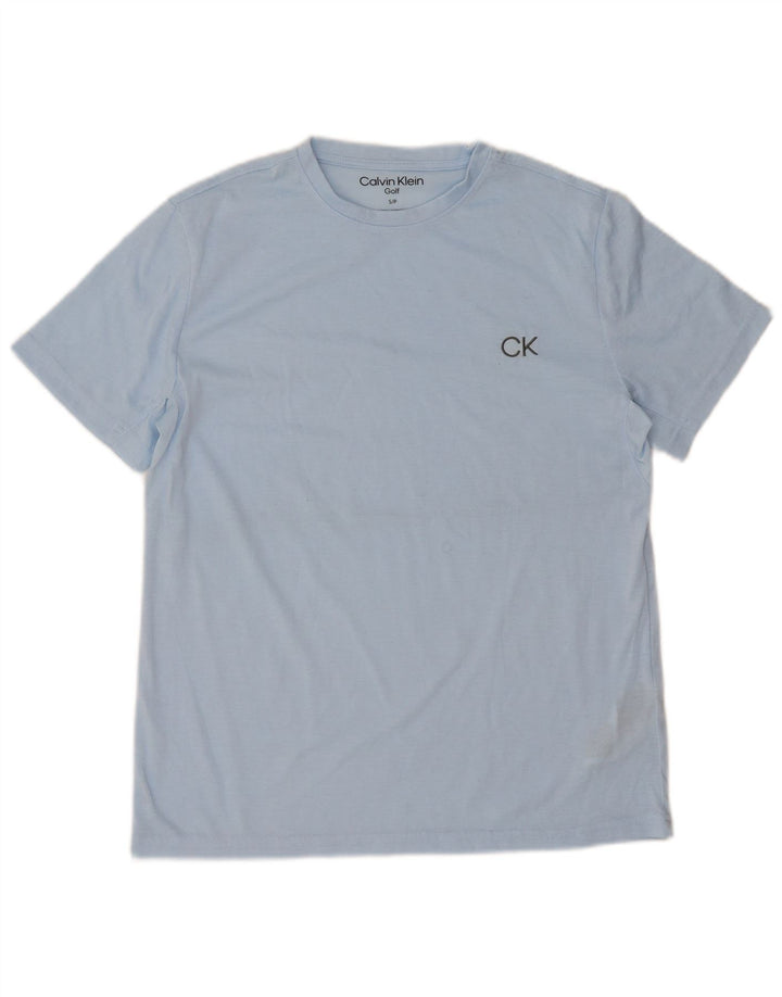 Ανδρικό T-Shirt Calvin Klein Top Small Blue Polyester