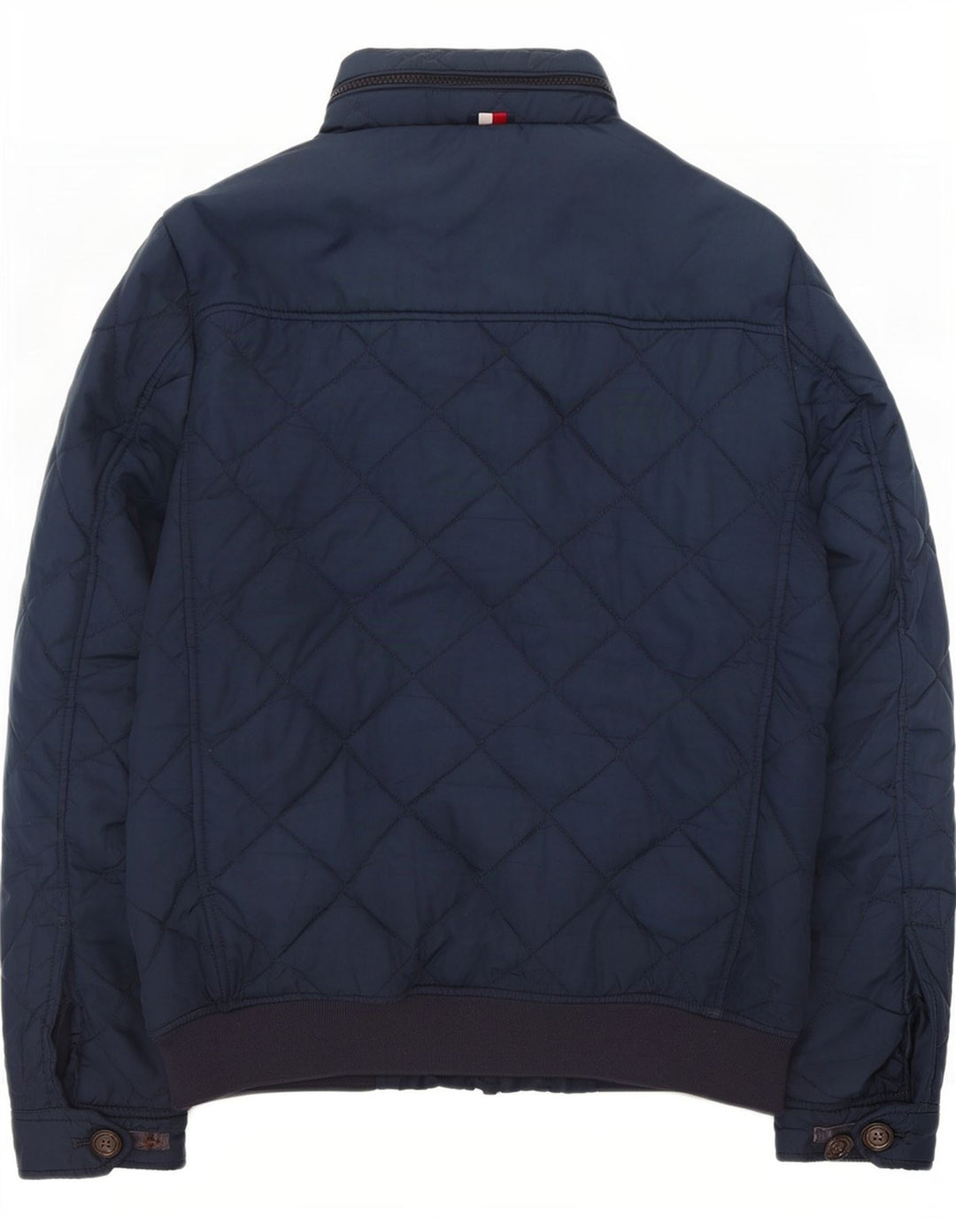 Tommy Hilfiger Herre Hættejakke quiltet UK 36 Small Navy Blue Polyester