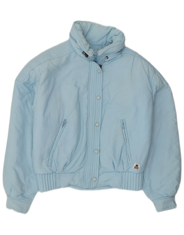 Cerruti 1881 Womens Hooded Oversized Padded Jacket UK 8 Small Blue