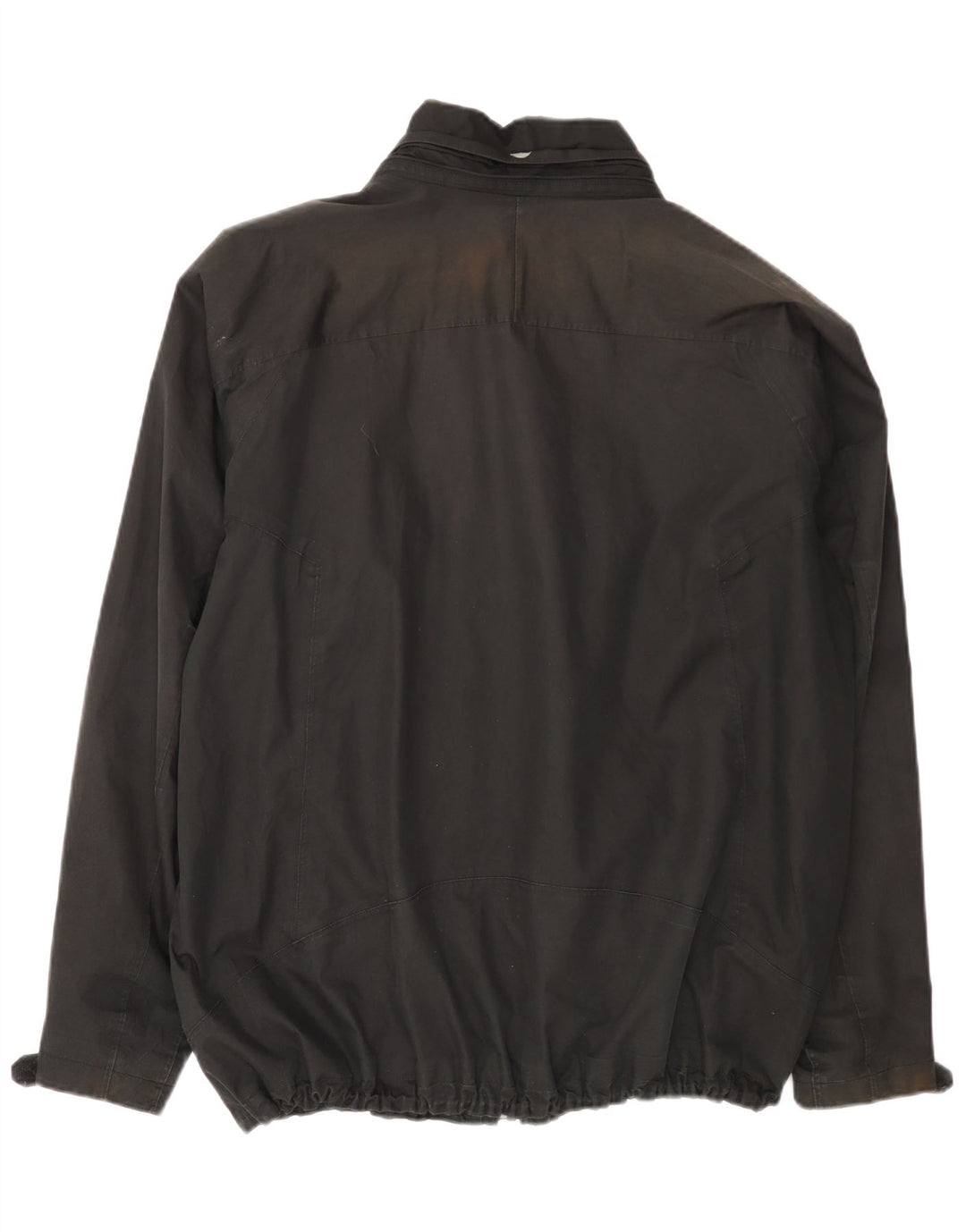 Timberland Mens Windbreaker Jacket UK 44 2XL Black Cotton
