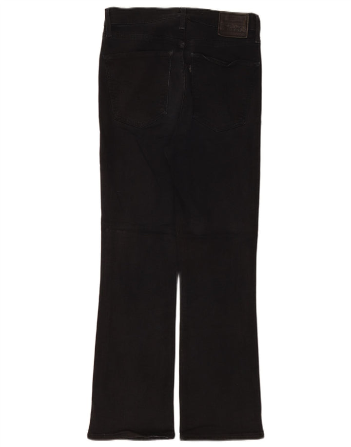 Levi's Womens Straight Jeans W27 L25 Black Cotton
