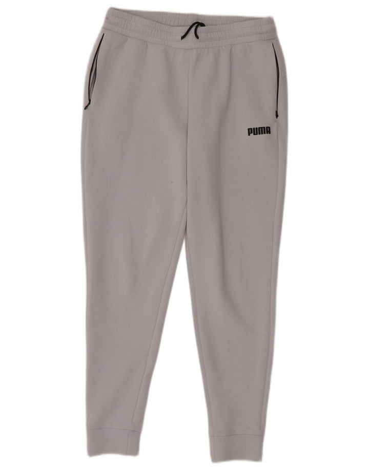 Puma Mens Tracksuit Trousers Joggers Medium Blue Cotton