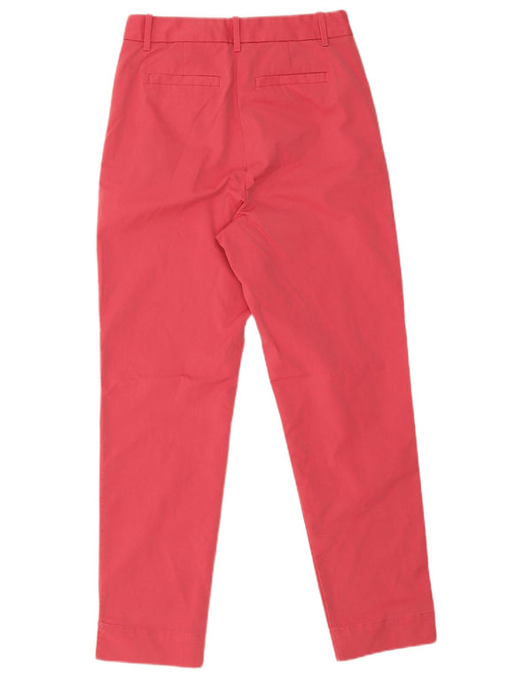 Marks & Spencer Dame Chinobukser med høj talje UK 8 Small W26 L27 Pink