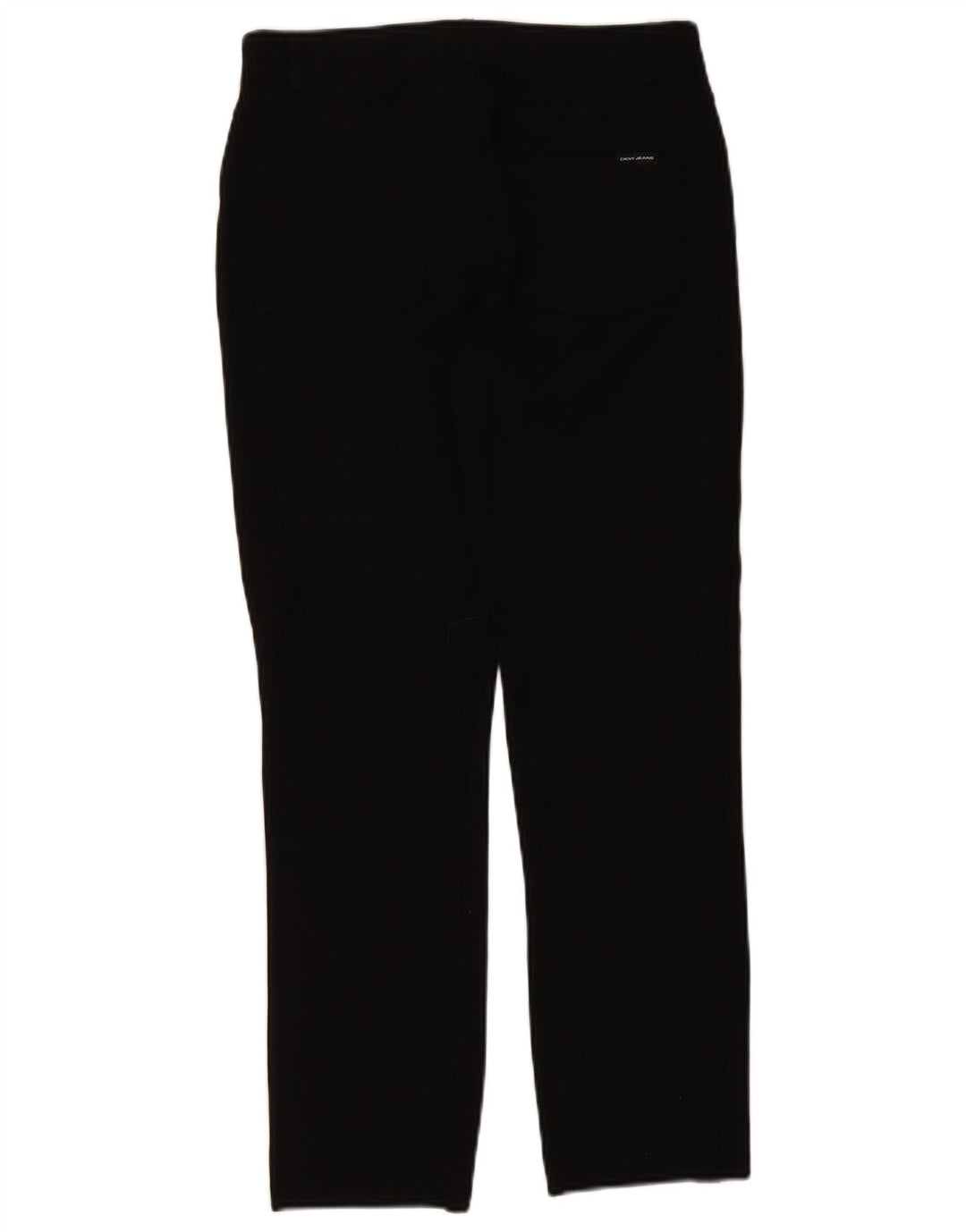 Dkny Womens Slim Casual Trousers Medium W30 L28 Black Viscose