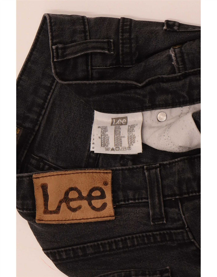 Lee Mens Brooklyn Straight Jeans W33 L31 Black Cotton