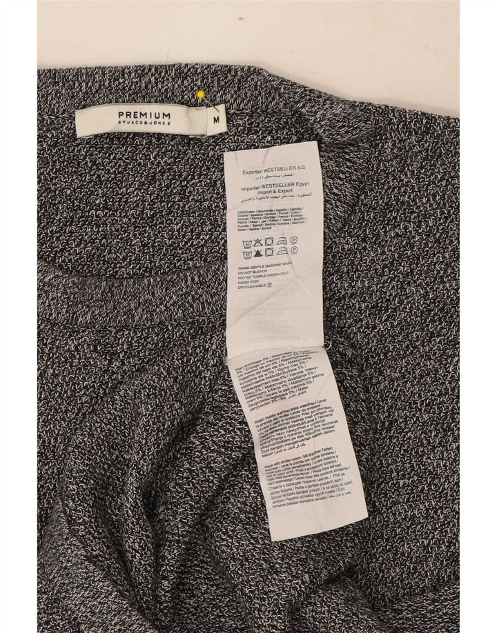Jack & Jones Herre trøjetrøje med rund hals mellemgrå Flecked Bomuld