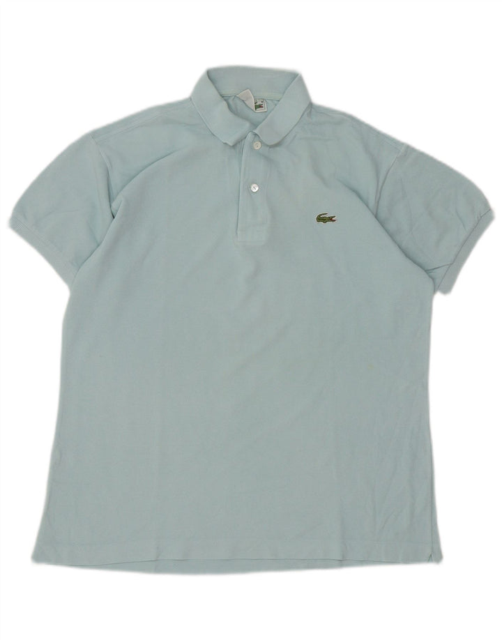 Lacoste herre poloskjorte str. 4 Medium turkis bomuld