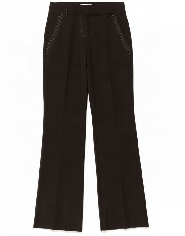 Max & Co. Womens Bootcut Suit Trousers UK 6 XS W30 L33 Black Polyester