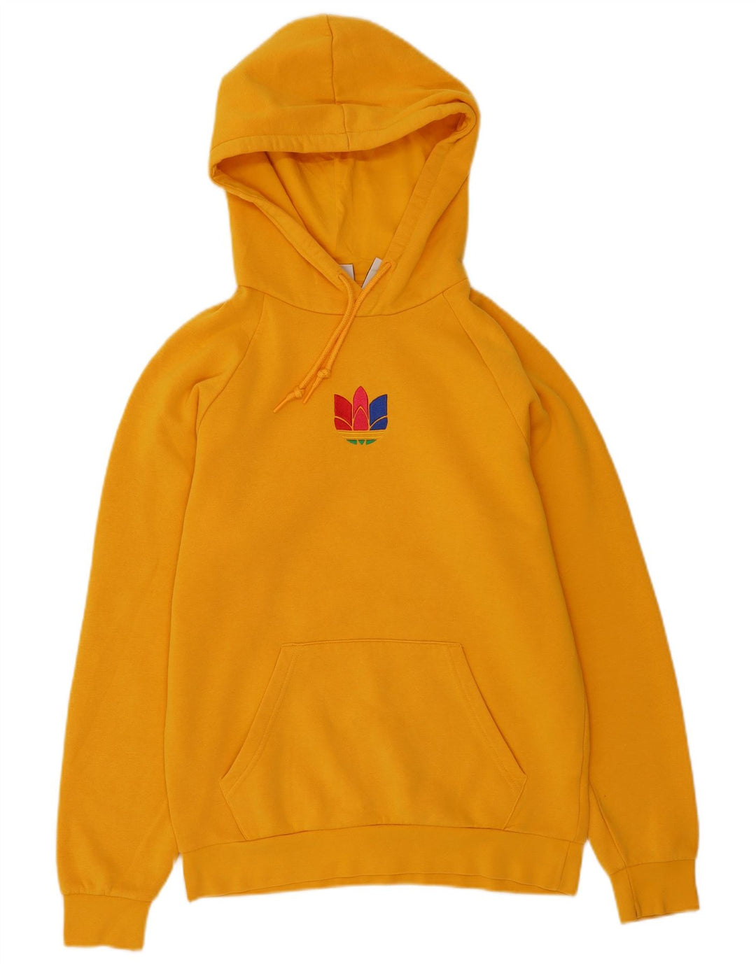 Adidas Mens Hoodie Jumper Small Yellow