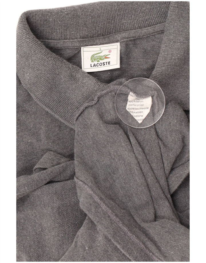 Lacoste Mens Polo Shirt Size 5 Large Grey Cotton