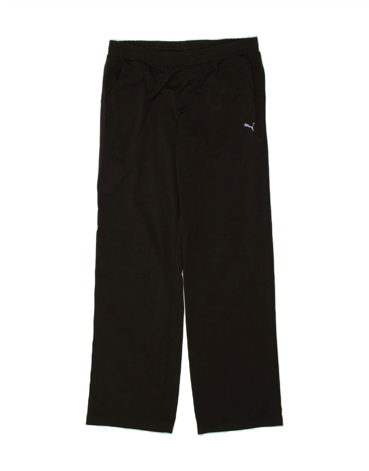PUMA Womens Tracksuit Trousers UK 12 Medium Black Polyester Vintage Puma and Second-Hand Puma from Messina Hembry 
