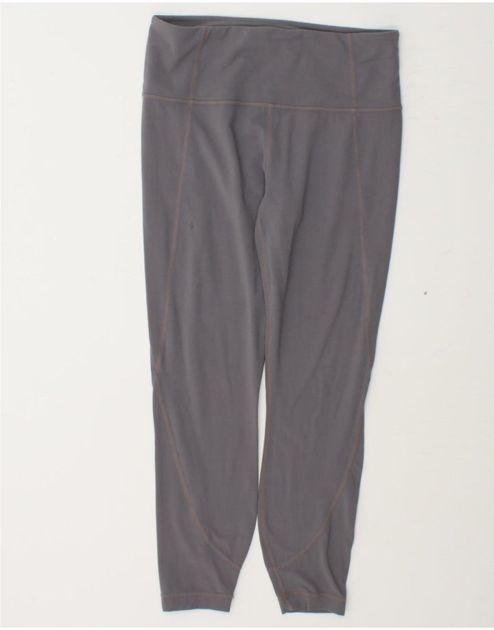 ATHLETA Womens Leggings UK 14 Medium Grey Polyester Vintage Athleta and Second-Hand Athleta from Messina Hembry 