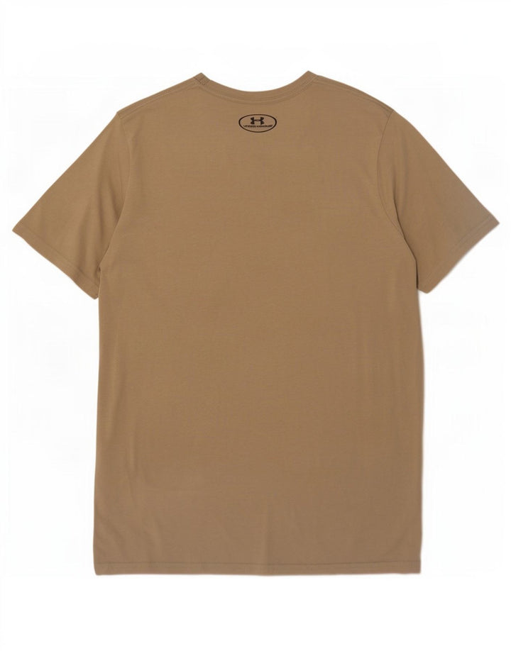 Under Armour Tee-Shirt Heat Gear Homme Kaki Moyen
