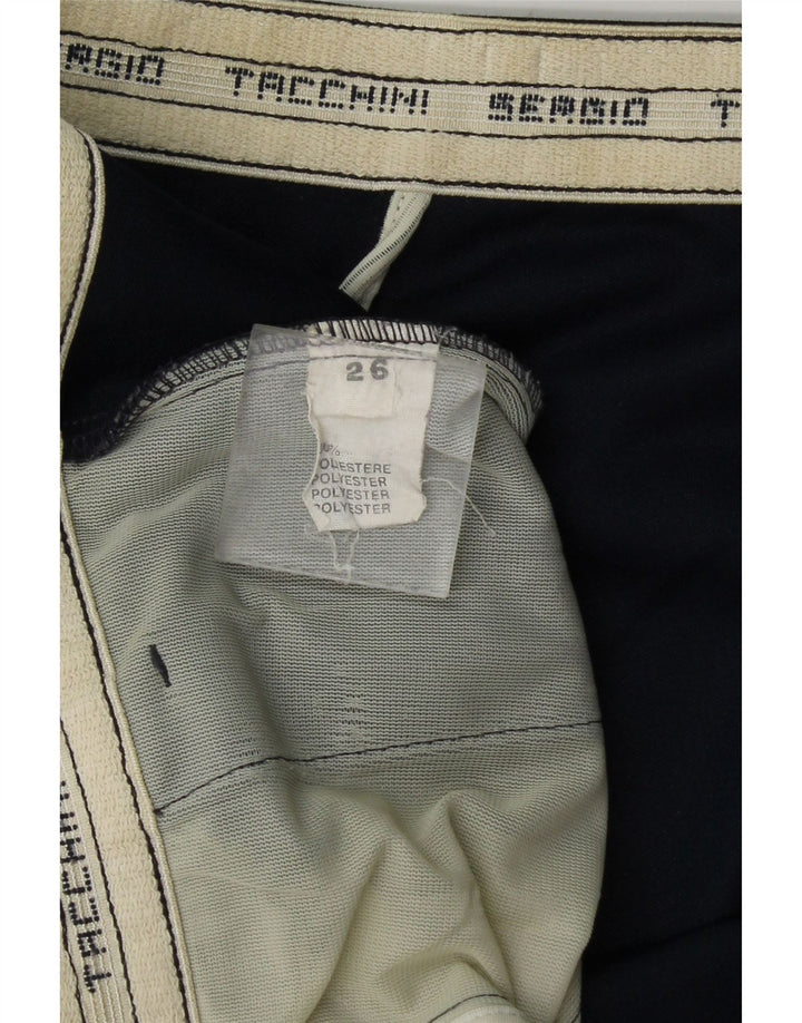 Pantaloncini sportivi da donna Sergio Tacchini UK 14 Large Blu Navy Poliestere