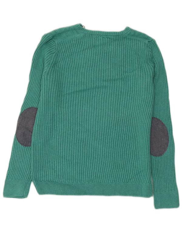 Zara piger sweater med rund hals 9-10 år grøn bomuld
