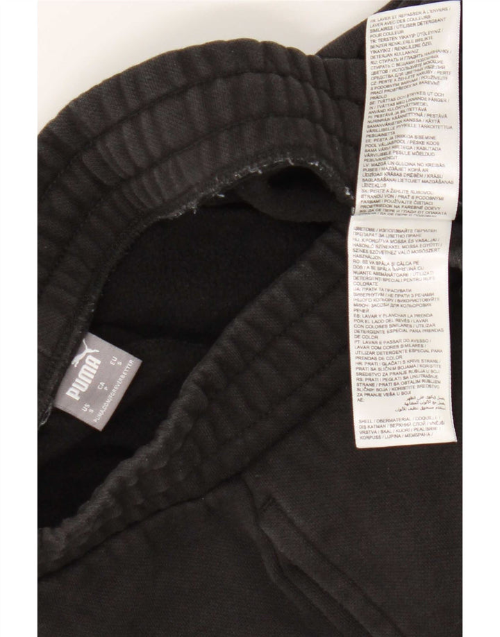 Puma Mens Tracksuit Trousers Joggers Small  Black Cotton