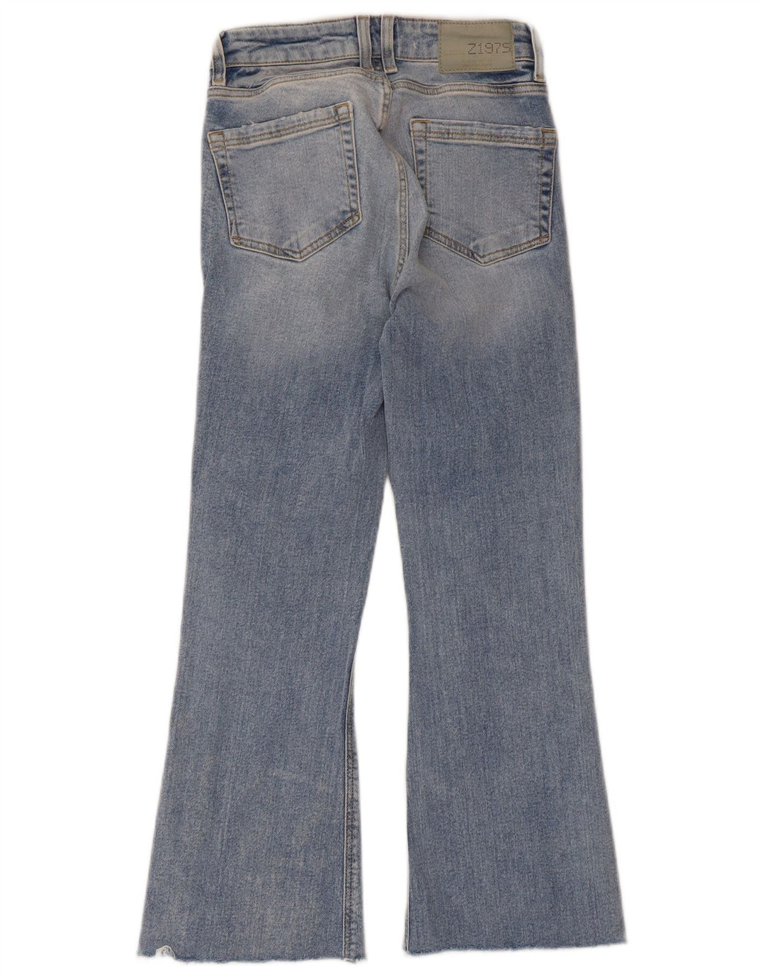 Zara Dame Flared Jeans EU 34 2XS W24 L24 Blå