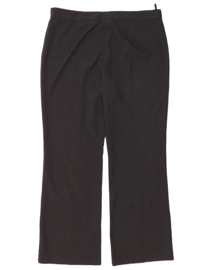 Marks & Spencer Womens Bootcut Casual Trousers UK 16 Large W36 L29 Grey