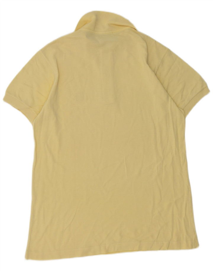SERGIO TACCHINI Mens Polo Shirt Medium Yellow Cotton