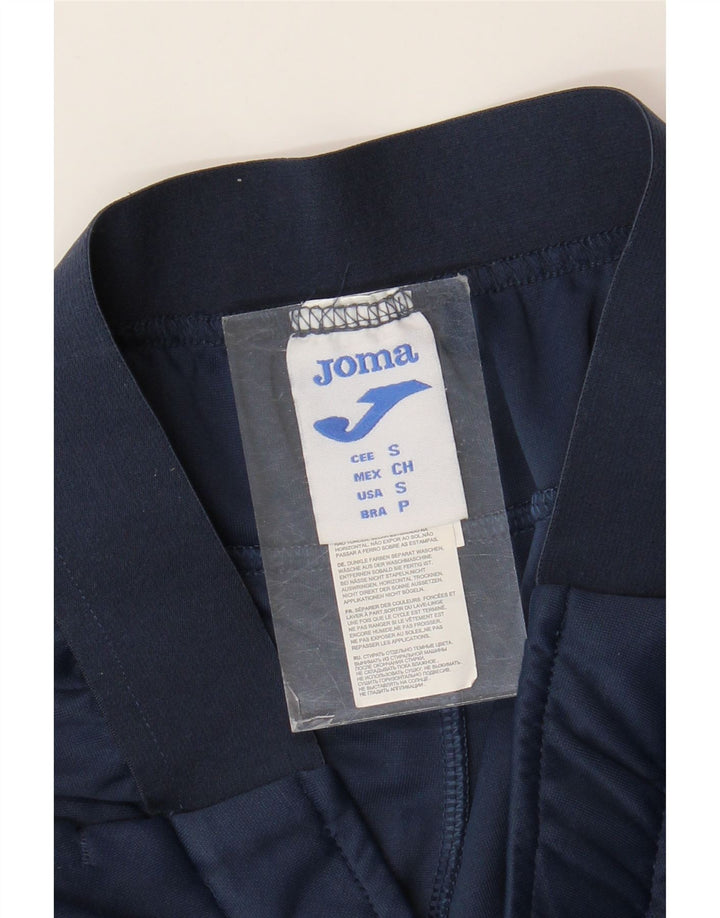 Joma Mens Graphic Tracksuit Trousers Small  Navy Blue Polyester