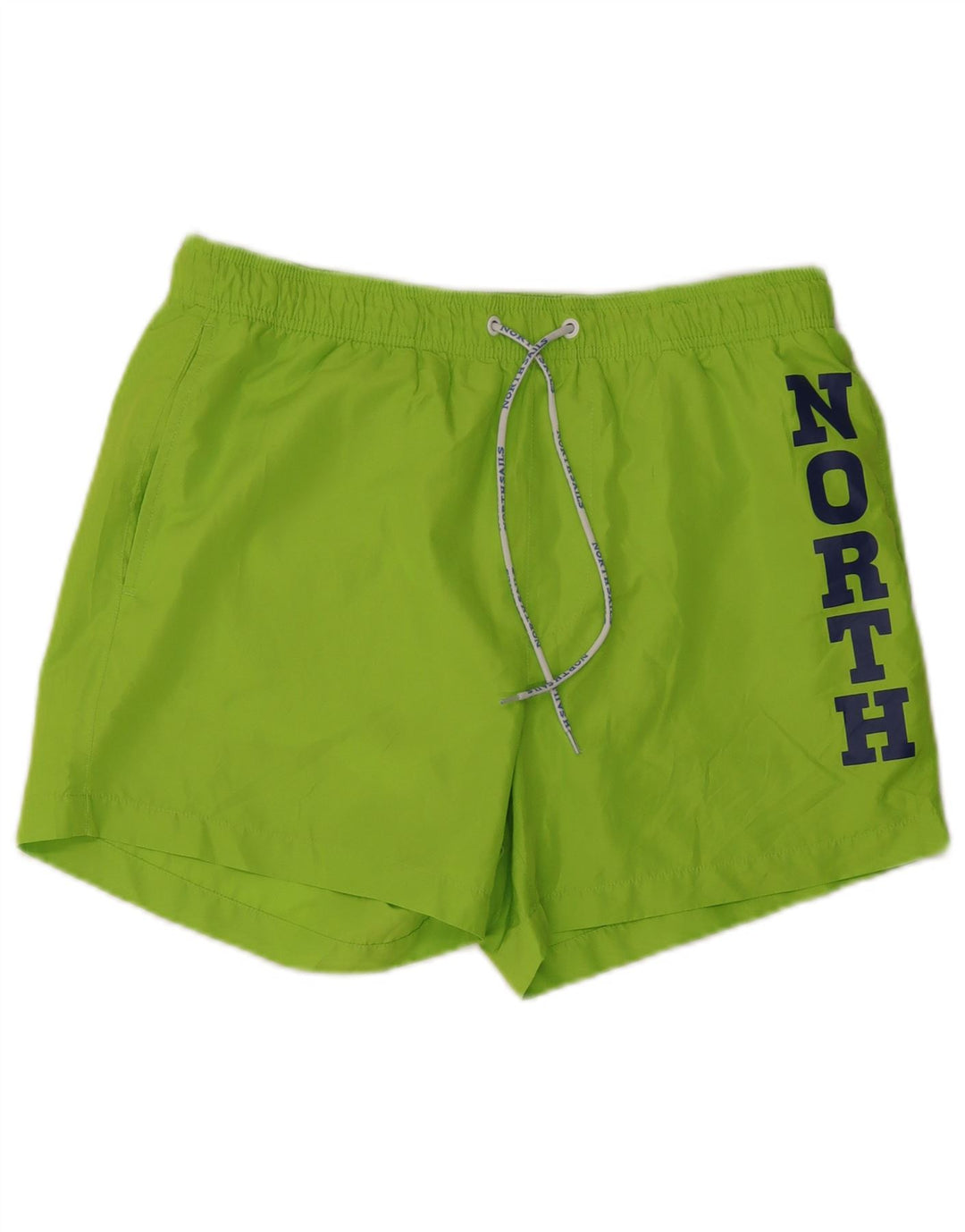 North Sails Short de bain graphique pour hommes en polyester vert moyen