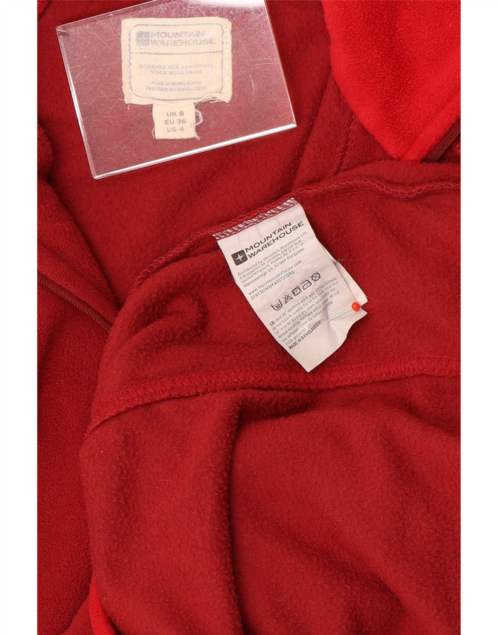 Mountain Warehouse Dame Fleece Jumper med lynlås DK 8 Lille rød polyester