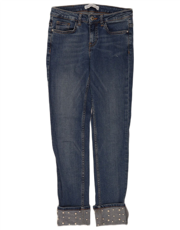 Zara Womens Slim Jeans EU 34 2XS W24 L26 Blue