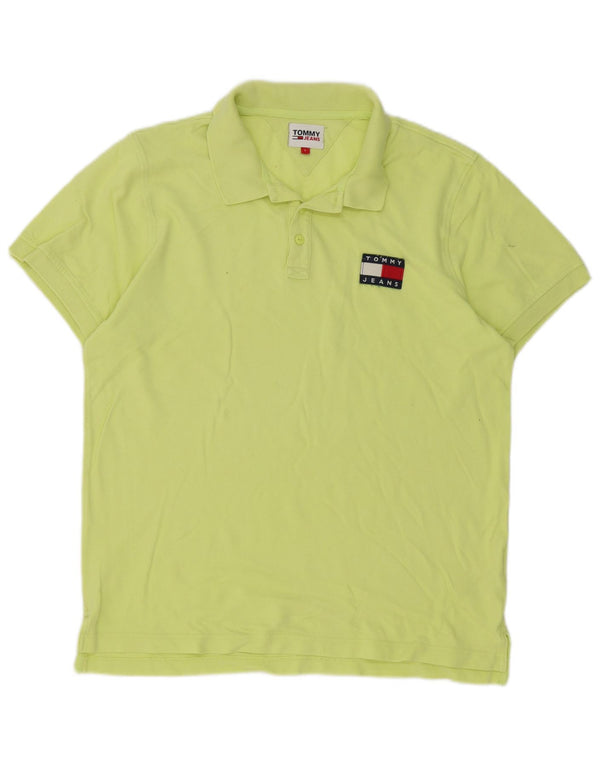 Polo da uomo Tommy Hilfiger grande in cotone verde