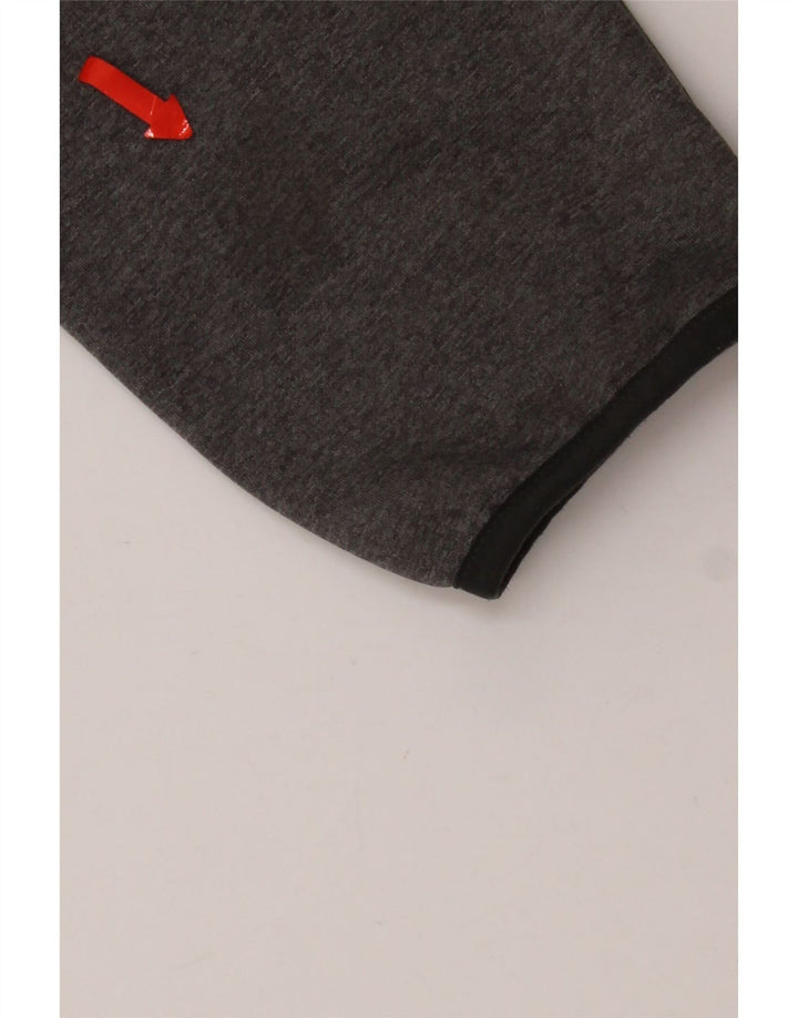 Maglione con cappuccio e zip da uomo The North Face grande poliestere grigio
