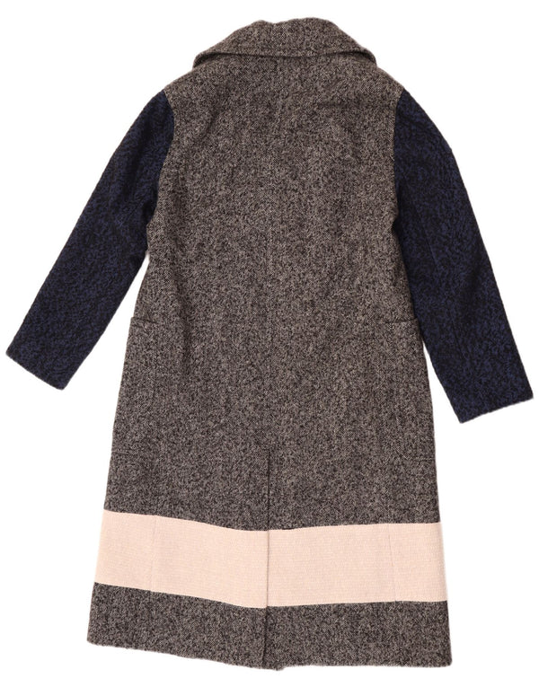 Cappotto doppiopetto da donna French Connection UK 6 XS Grigio Colourblock