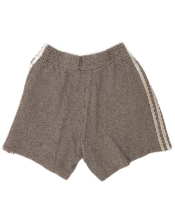 Pantaloni scurți sport Adidas pentru bărbați, bumbac cu pete gri medii