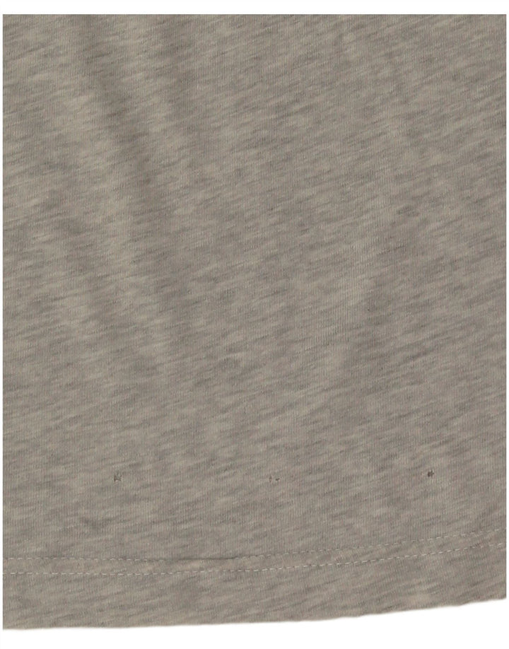 T-shirt da uomo vestibilità regolare Lacoste taglia 4 in cotone grigio medio