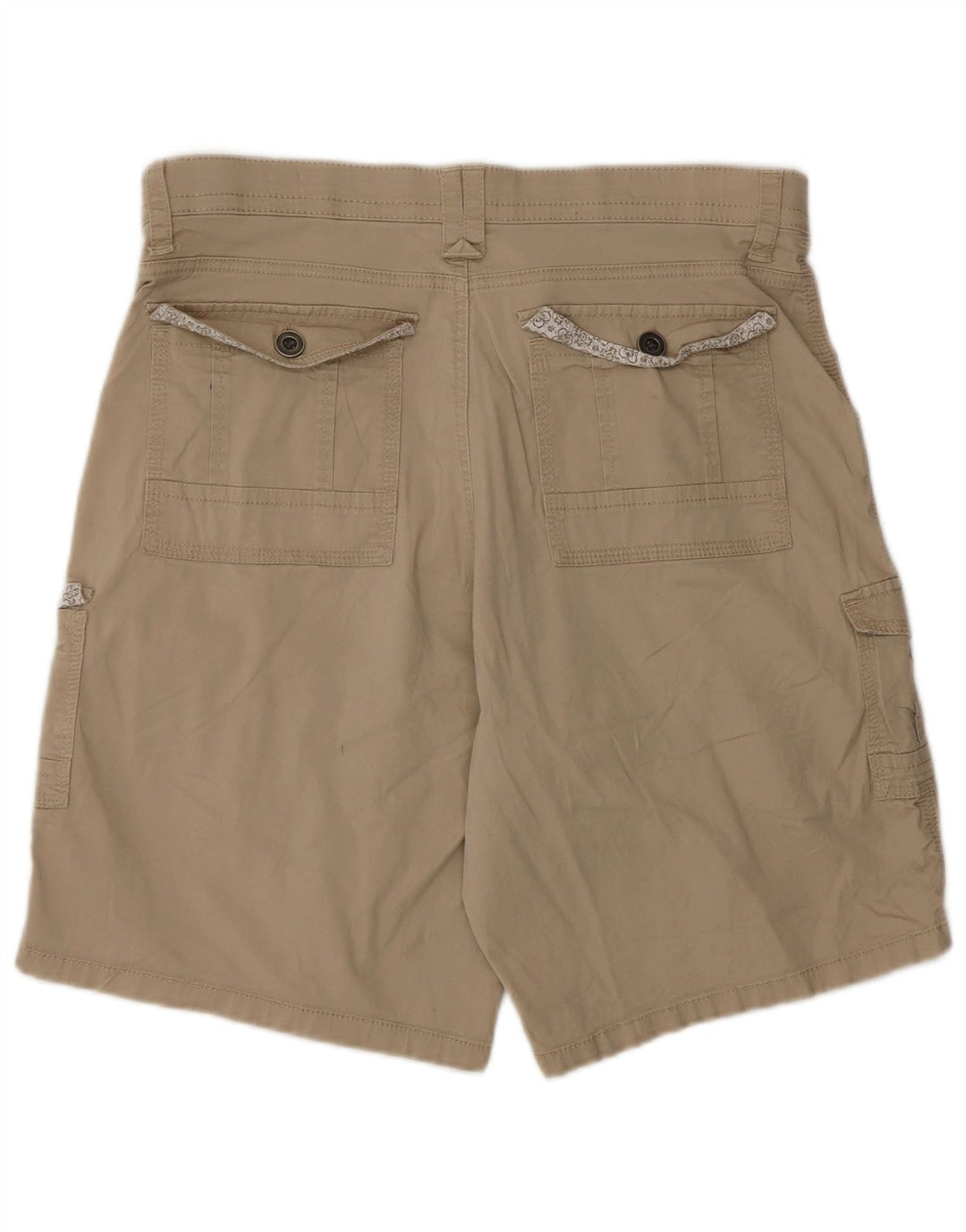 LEE Womens Cargo Shorts US 14 XL W34  Beige Cotton