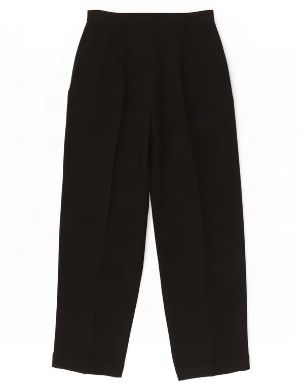 Marks & Spencer Damen St. Michael Anzughose UK 10 Small W26 L27 Schwarz