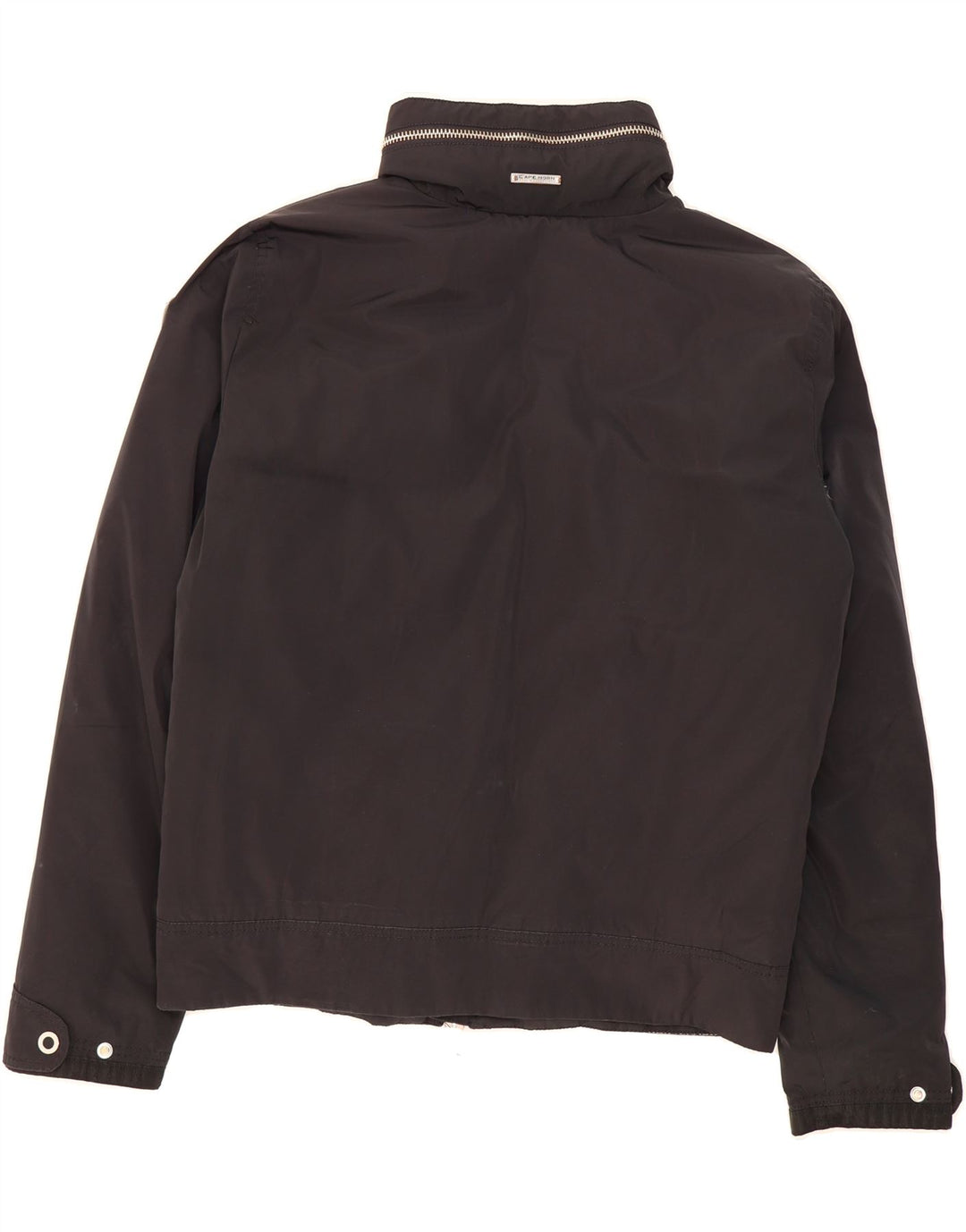 CAPE HORN Mens Windbreaker Jacket IT 50 Large Black Polyester Vintage Cape Horn and Second-Hand Cape Horn from Messina Hembry 
