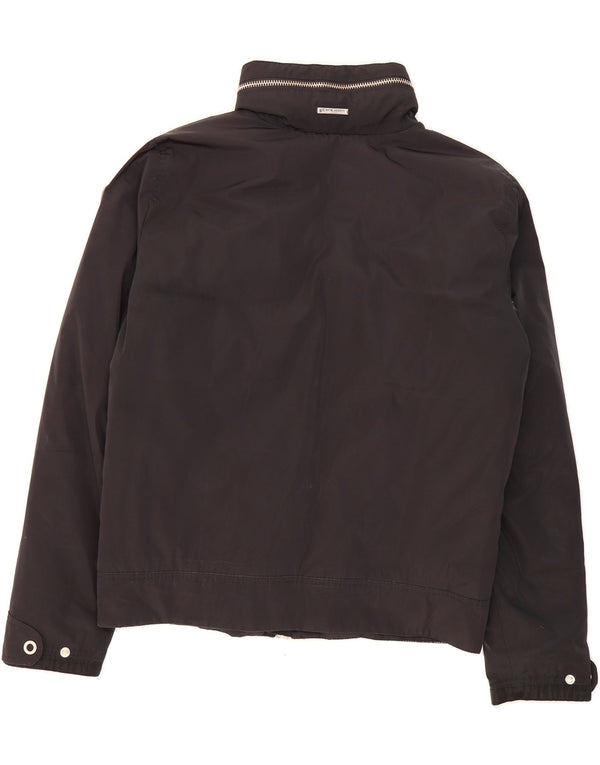 CAPE HORN Mens Windbreaker Jacket IT 50 Large Black Polyester