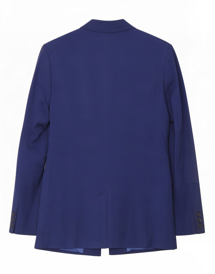 Reiss Chaqueta tipo blazer con 1 botón para mujer UK 8 Small Viscosa azul