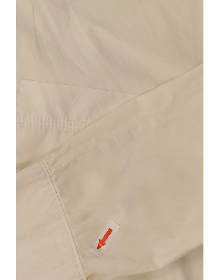 Zara Chemise surdimensionnée pour femme UK 14 Coton blanc moyen