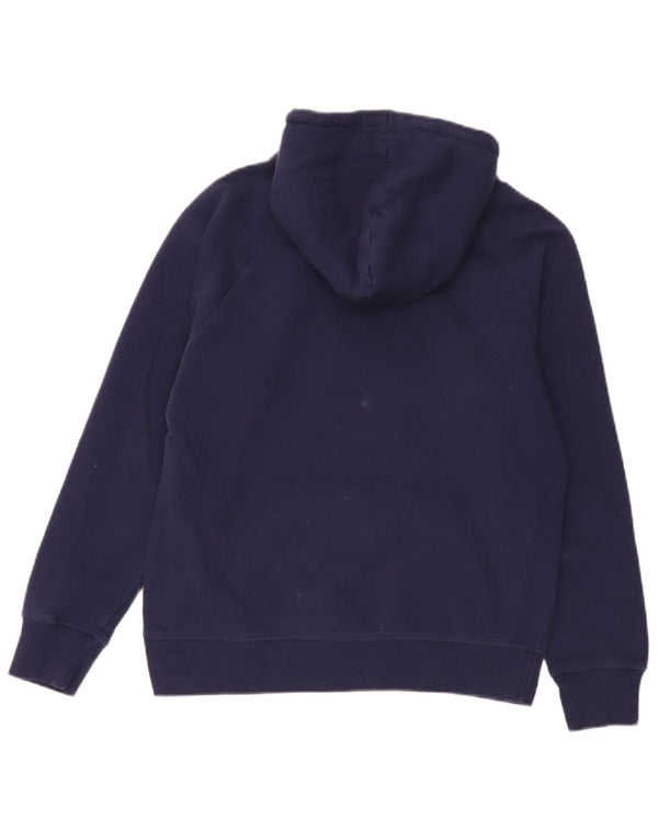 New Balance Mens Graphic Hoodie Jumper Medium Blue Cotton
