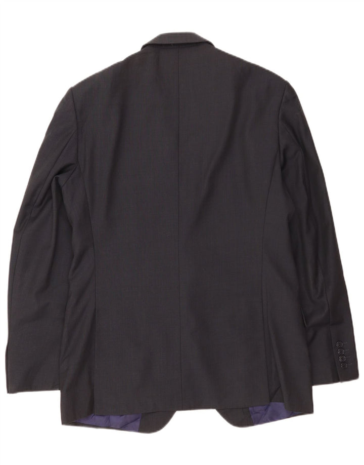 Marks & Spencer Herren-Blazer mit 2 Knöpfen, Gr. 40, Marineblau, Polyester, Größe L