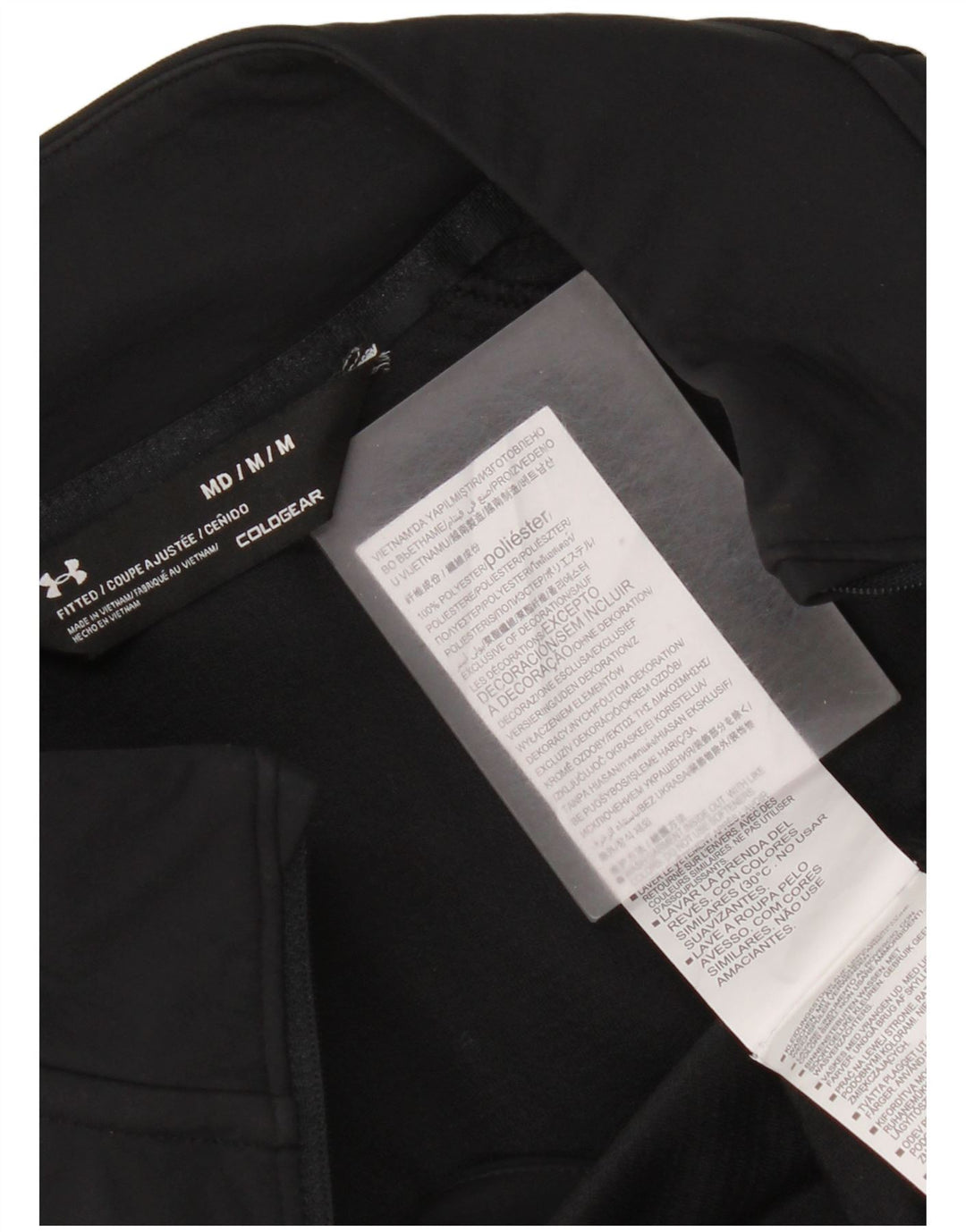Under Armour Veste de survêtement Cold Gear pour femme UK 14 Noir moyen