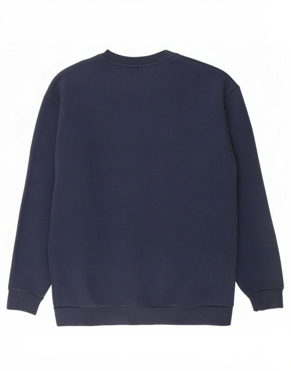 Superdry Mens Graphic Sweatshirt Jumper Small Navy Blue Cotton
