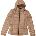 Giacca imbottita con cappuccio da donna Calvin Klein UK 10 Small Beige Poliestere