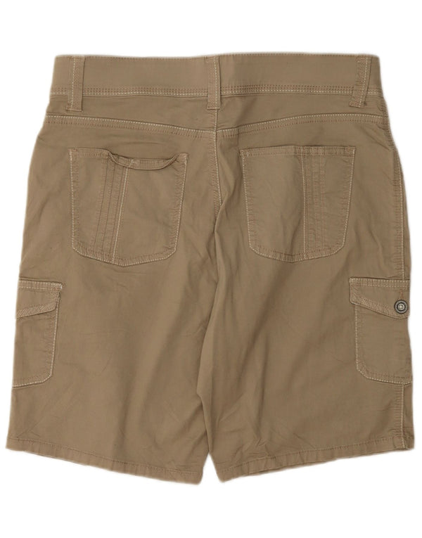 Lee Womens Cargo Shorts US 10 Large W32 Beige Cotton