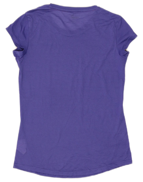 Puma Damen T-Shirt Top UK 10 Small Lila Polyester