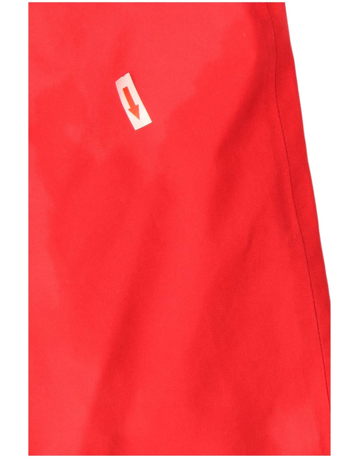 Joules Womens Oversized Waterproof Jacket UK 16 Large Red Polyester